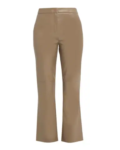 Max Mara Sublime Vegan Leather Kickflare-Leg Ankle Pants | Thumbnail 1 Max Mara Sublime Vegan Leather Kickflare-Leg Ankle Pants | Thumbnail 1