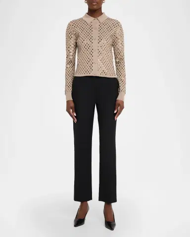 Max Mara Ragno Sequin-Embellished Wool Cardigan | Thumbnail 2 Max Mara Ragno Sequin-Embellished Wool Cardigan | Thumbnail 2