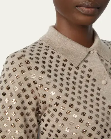 Max Mara Ragno Sequin-Embellished Wool Cardigan | Thumbnail 10 Max Mara Ragno Sequin-Embellished Wool Cardigan | Thumbnail 10