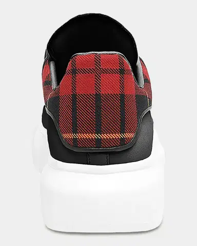 Alexander McQueen Men's Oversized Leather Low-Top Sneakers | Thumbnail 2