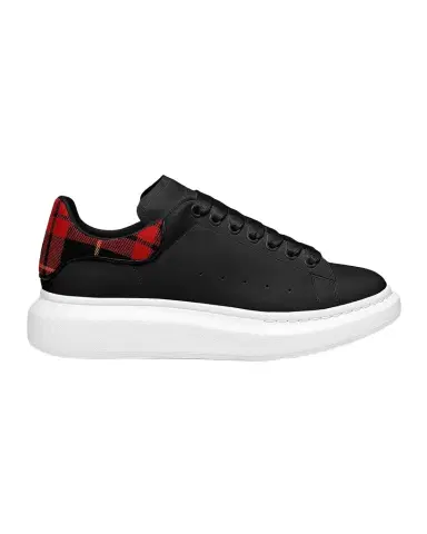 Alexander McQueen Men's Oversized Leather Low-Top Sneakers | Thumbnail 1