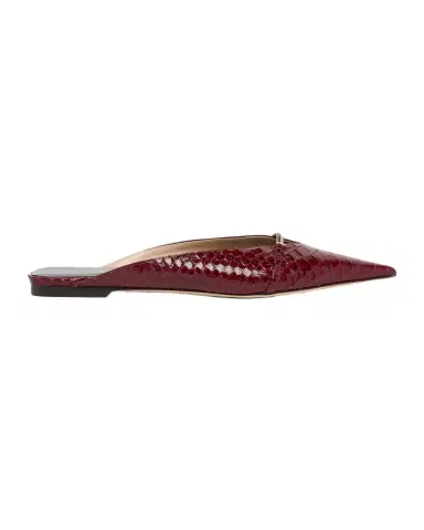 Tom Ford Croc-Effect Leather Flat Mules | Thumbnail 1