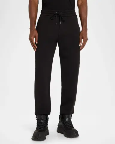 Moncler Men's Cotton-Blend Fleece Sweatpants | Thumbnail 4 Moncler Men's Cotton-Blend Fleece Sweatpants | Thumbnail 4