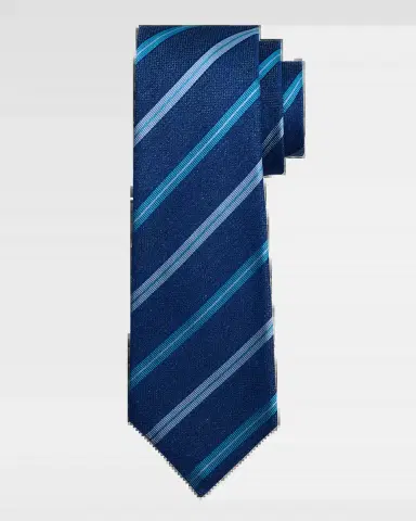 Kiton Men 's Multi-Stripe Silk 7-Fold Tie | Thumbnail 2 Kiton Men 's Multi-Stripe Silk 7-Fold Tie | Thumbnail 2