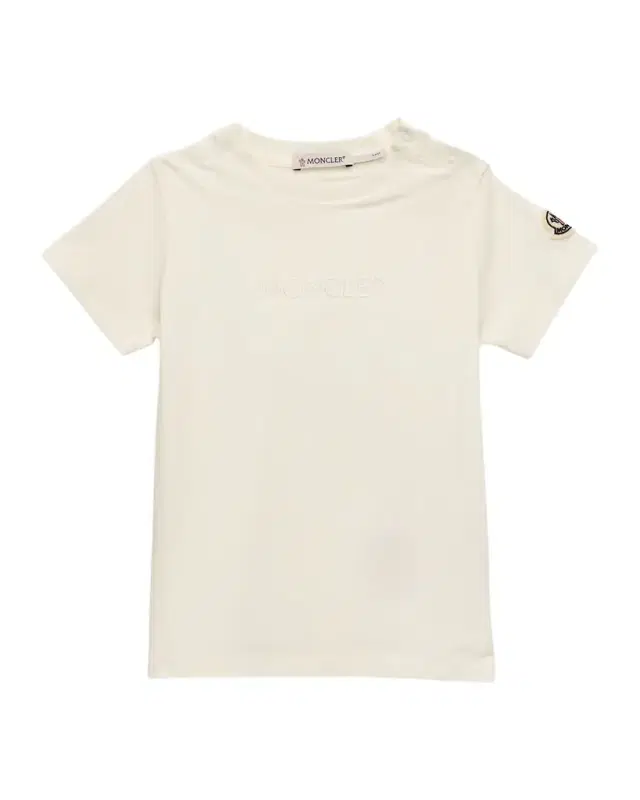 Moncler Kid 's Embroidered Logo Cotton Jersey T-Shirt, Size 6M-3