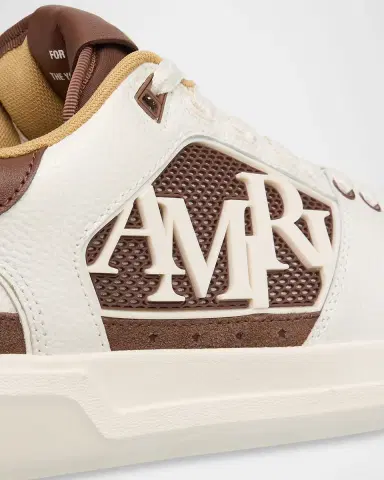 Amiri Men's Pebbled Leather Classic Low-Top Sneakers | Thumbnail 4
