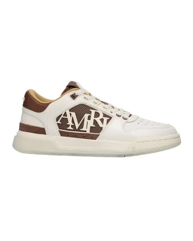 Men's Pebbled Leather Classic Low-Top Sneakers