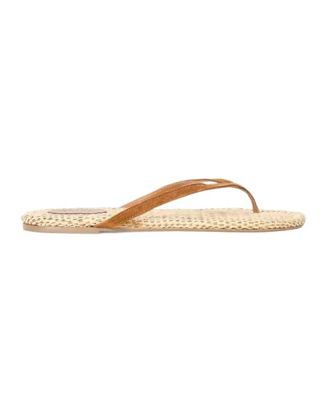 Freja Suede Thong Sandals