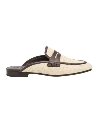 Brunello Cucinelli Micro Raffia and Leather Low-Top Sneakers | Thumbnail 1