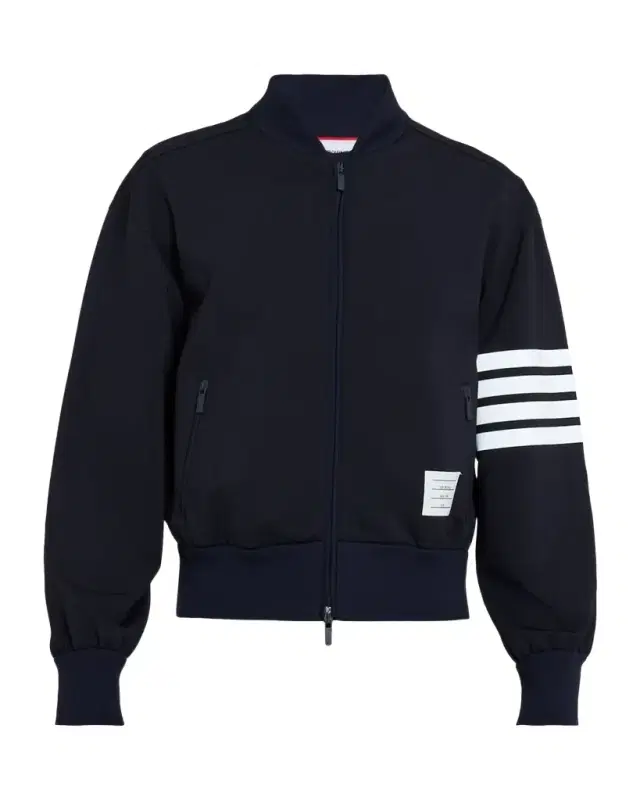 Men's 4-Bar Full-Zip Bomber Jacket