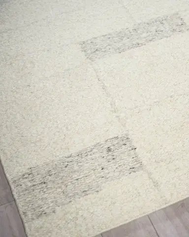 Exquisite Rugs Kokomo Flatweave Ivory & Gray Rug | Thumbnail 1