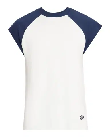 SIMKHAI Men's Reuben Cotton Contrast-Raglan T-Shirt | Thumbnail 1 SIMKHAI Men's Reuben Cotton Contrast-Raglan T-Shirt | Thumbnail 1