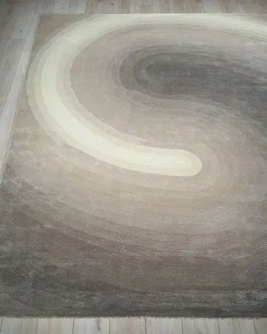 Exquisite Rugs Mitomo Hand-Tufted Charcoal & Ivory Rug | Thumbnail 1 Exquisite Rugs Mitomo Hand-Tufted Charcoal & Ivory Rug | Thumbnail 1
