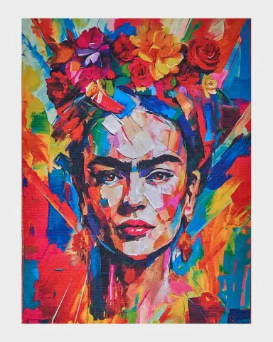 Exquisite Rugs x Frida Kahlo Red/Multi Rug | Thumbnail 2 Exquisite Rugs x Frida Kahlo Red/Multi Rug | Thumbnail 2