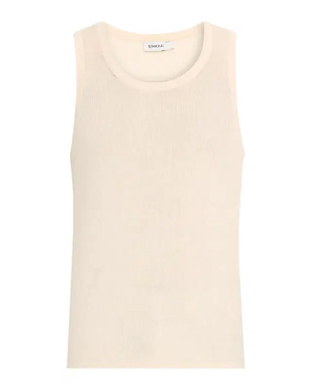Men's Elikai Ribbed Cotton Fitted Tank Top