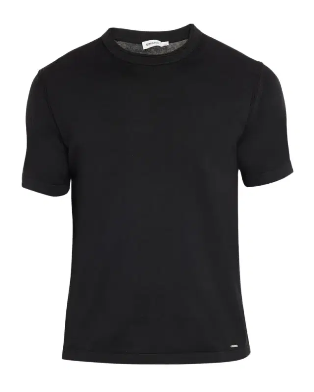 Men 's Duke Silk and Cotton Crewneck T-Shirt