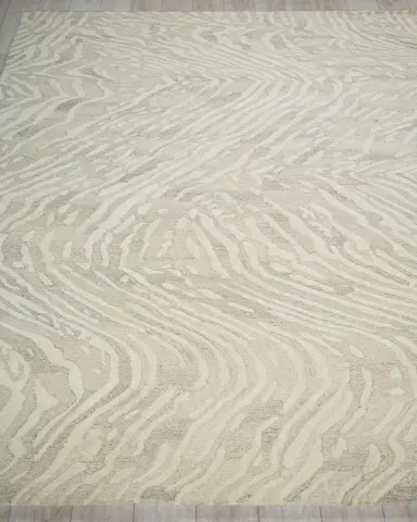 Exquisite Rugs Entro Hand-Tufted Beige & Ivory Rug | Thumbnail 2