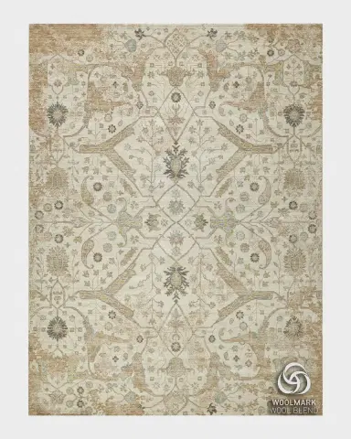 Exquisite Rugs Artisan Power-Loomed Ivory Rug | Thumbnail 2