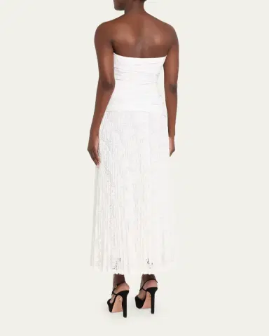 Simkhai Annalise Cotton Lace Midi Dress | Thumbnail 3