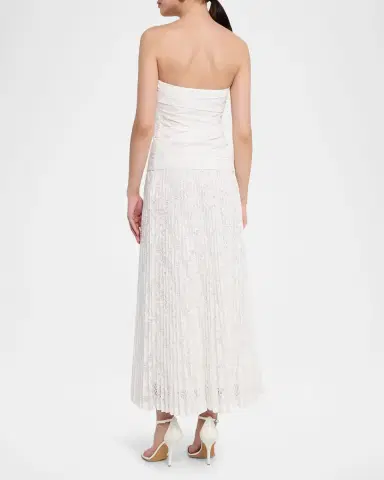 Simkhai Annalise Cotton Lace Midi Dress | Thumbnail 7