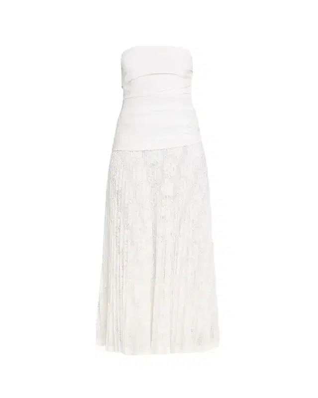 SIMKHAI Annalise Cotton Lace Midi Dress
