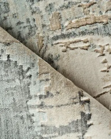 Exquisite Rugs Infinity Power-Loomed Silver/Blue/Grey Rug | Thumbnail 4 Exquisite Rugs Infinity Power-Loomed Silver/Blue/Grey Rug | Thumbnail 4