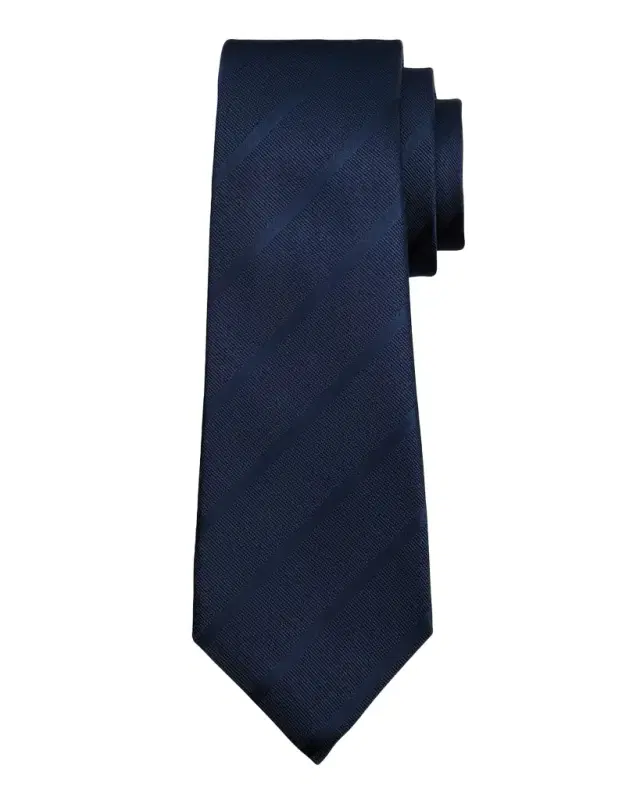 Men 's Tonal Stripe Silk 7-Fold Tie