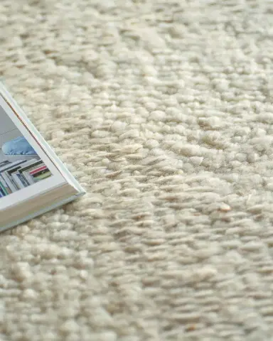 Exquisite Rugs Kokomo Flatweave Ivory & Taupe Rug | Thumbnail 4