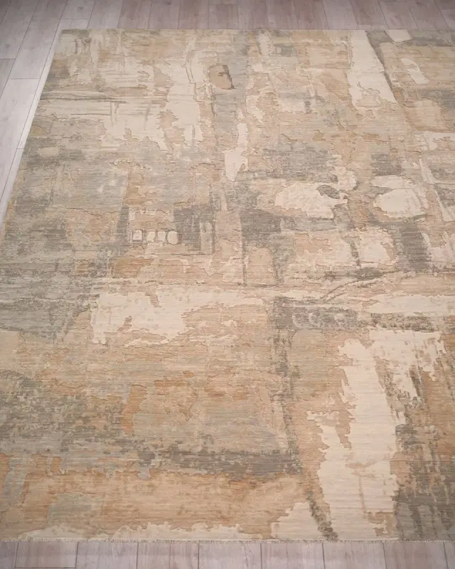 Exquisite Rugs Infinity Power-Loomed Silver/Beige Rug