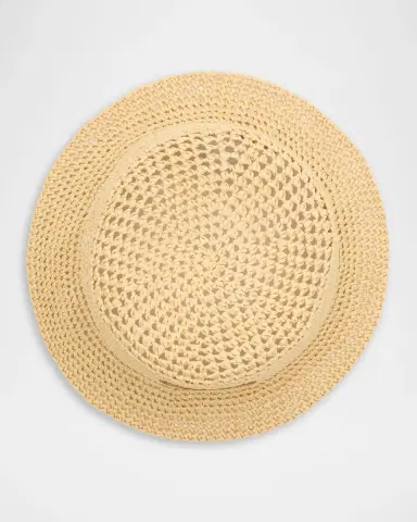Burberry EKD Patch Crochet Bucket Hat | Thumbnail 2