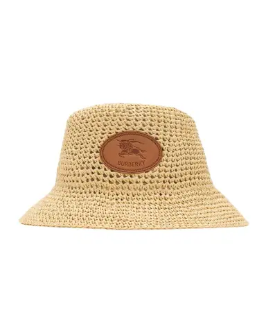 Burberry EKD Patch Crochet Bucket Hat | Thumbnail 1