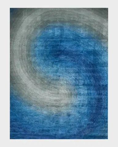Exquisite Rugs Mitomo Hand-Tufted Navy & Gray Rug | Thumbnail 2 Exquisite Rugs Mitomo Hand-Tufted Navy & Gray Rug | Thumbnail 2