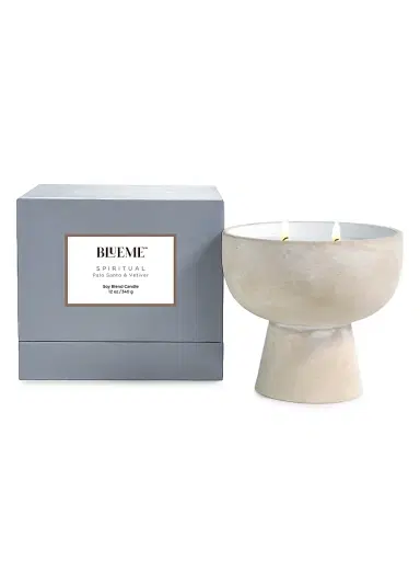 Blueme Spiritual Palo Santo & Vetiver Scented Candle | Thumbnail 1 Blueme Spiritual Palo Santo & Vetiver Scented Candle | Thumbnail 1