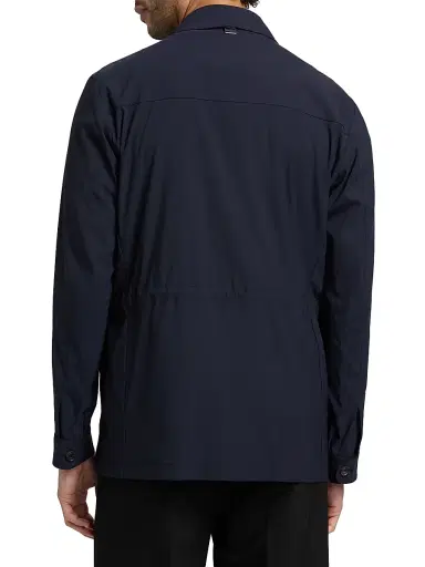 CORNELIANI Men's Stretch Wool-Nylon Travel Jacket - Navy - Size 48 | Thumbnail 5 CORNELIANI Men's Stretch Wool-Nylon Travel Jacket - Navy - Size 48 | Thumbnail 5