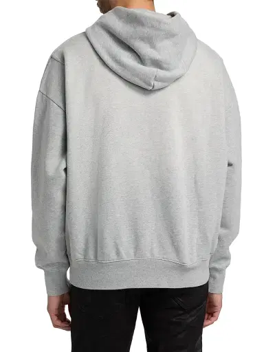 Purple Brand Men's Embellished Logo Fleece Cotton Oversized Hoodie - Black - Size XXL | Thumbnail 5 Purple Brand Men's Embellished Logo Fleece Cotton Oversized Hoodie - Black - Size XXL | Thumbnail 5