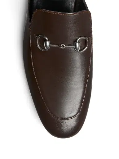 Gucci Men's Kings Flex Leather Mules - Dark Brown - Size 15 | Thumbnail 5 Gucci Men's Kings Flex Leather Mules - Dark Brown - Size 15 | Thumbnail 5