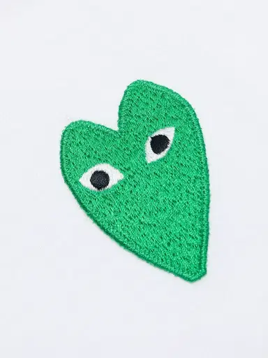 Comme des Garçons SHIRT Women's Half Heart Cotton T-Shirt - White | Thumbnail 7 Comme des Garçons SHIRT Women's Half Heart Cotton T-Shirt - White | Thumbnail 7