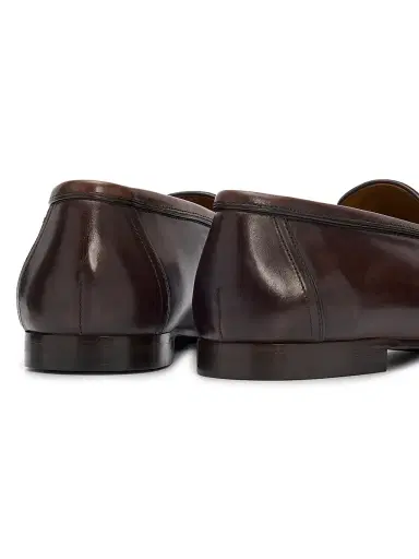 Kiton Men's Leather Penny Loafers | Thumbnail 3 Kiton Men's Leather Penny Loafers | Thumbnail 3