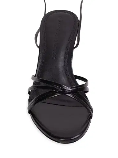 Black Suede Studio Women's Suri 35MM Leather Sandals | Thumbnail 5