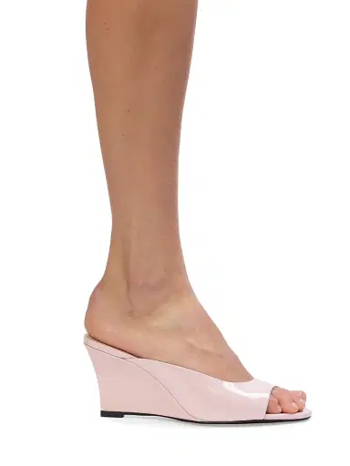 Black Suede Studio Women's Arisha 70MM Mule Sandals - Powder Pink Patent - Size 11 | Thumbnail 6 Black Suede Studio Women's Arisha 70MM Mule Sandals - Powder Pink Patent - Size 11 | Thumbnail 6