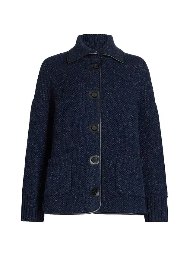 Altuzarra Women's Llewellyn Wool Jacket - Berry Blue