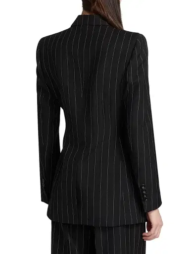 Dolce & Gabbana Women's Gessato Pinstripe Wool Double-Breasted Blazer | Thumbnail 5 Dolce & Gabbana Women's Gessato Pinstripe Wool Double-Breasted Blazer | Thumbnail 5