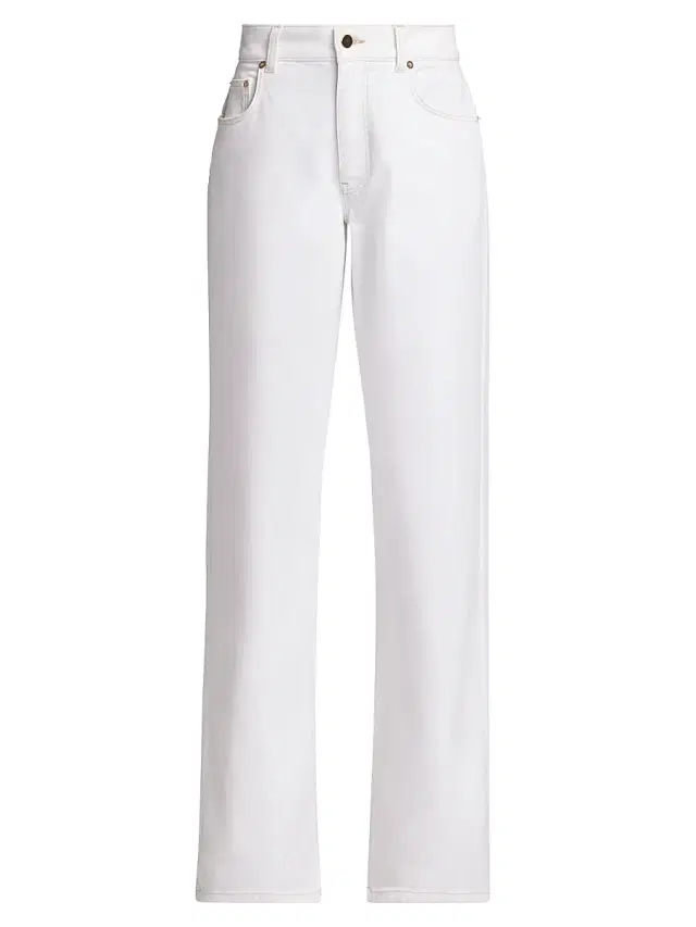 Fabiana Filippi Women's Stretch Straight-Fit Jeans - White