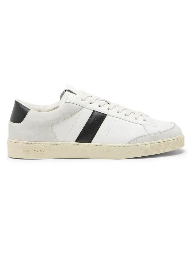 Men's Blake Suede Low-Top Sneakers - White Cream