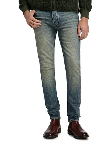 Ksubi Men's Van Winkle Whiskered Stretch-Cotton Jeans - Denim - Size 38 | Thumbnail 3