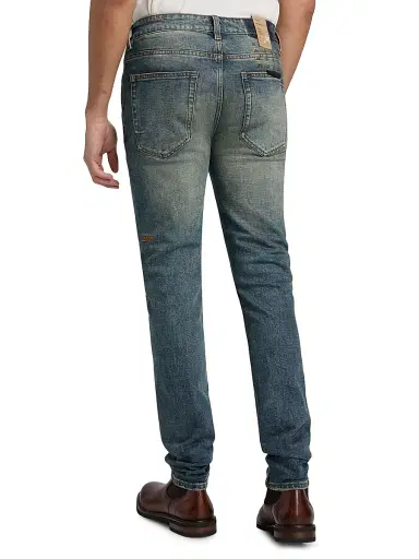 Ksubi Men's Van Winkle Whiskered Stretch-Cotton Jeans - Denim - Size 38 | Thumbnail 5