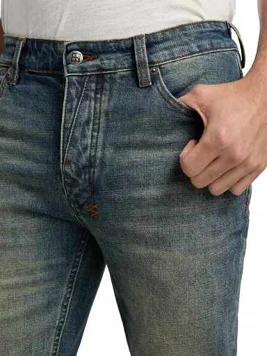 Ksubi Men's Van Winkle Whiskered Stretch-Cotton Jeans - Denim - Size 38 | Thumbnail 6