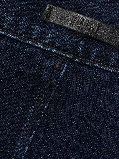 PAIGE Women's Camille Pleated Denim Shorts - Ballast - Size 32 | Thumbnail 7