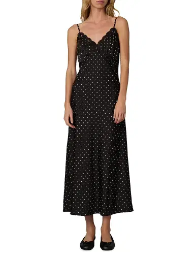 Joe's Jeans Women's The Ines Polka Dot Midi-Slipdress | Thumbnail 3 Joe's Jeans Women's The Ines Polka Dot Midi-Slipdress | Thumbnail 3