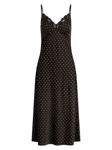 Joe's Jeans Women's The Ines Polka Dot Midi-Slipdress | Thumbnail 1 Joe's Jeans Women's The Ines Polka Dot Midi-Slipdress | Thumbnail 1